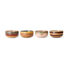 70s Dessert bowl kommen set van 4