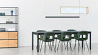 Annex tafel flush aluminium poten