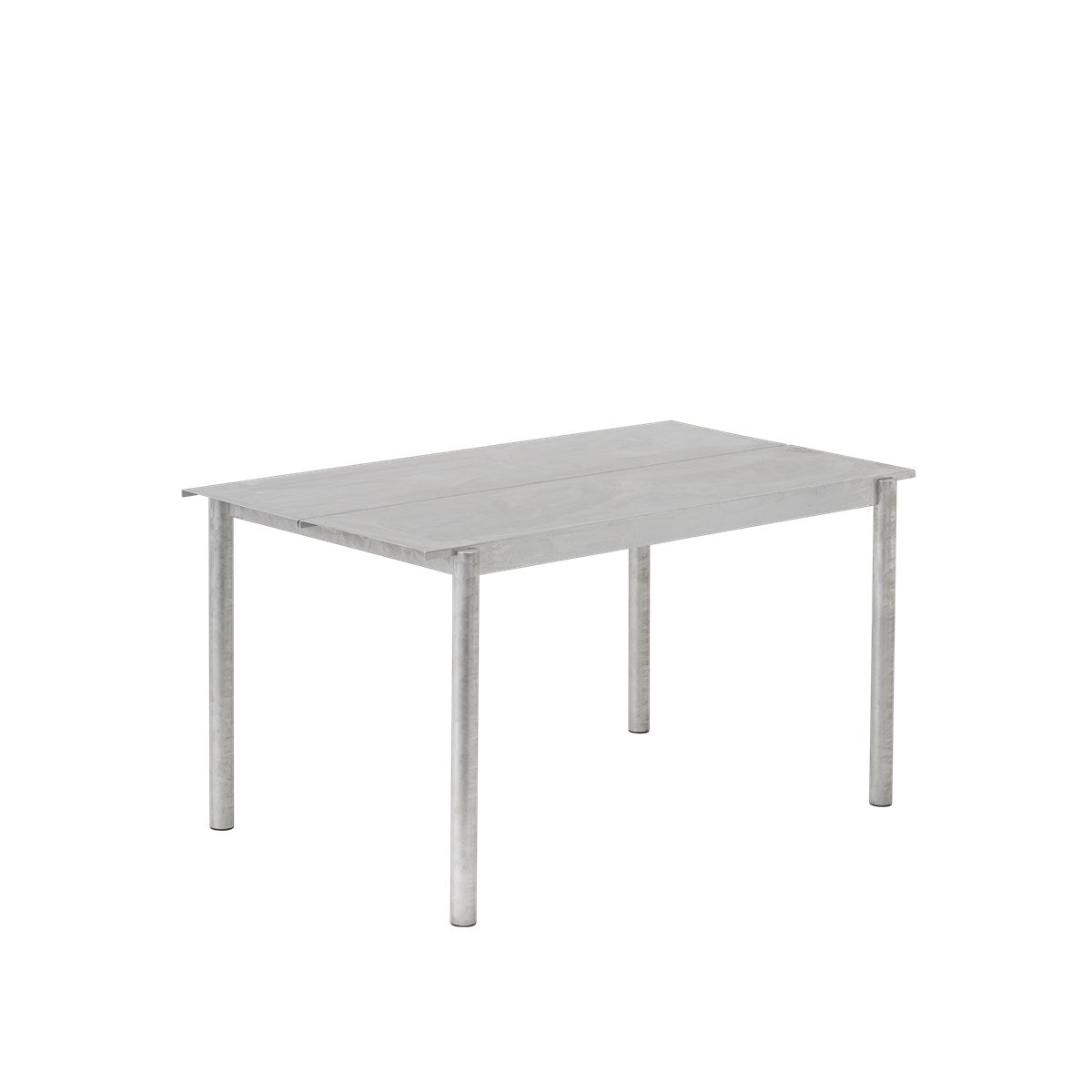 Linear Steel tafel 140cm warm galvanized