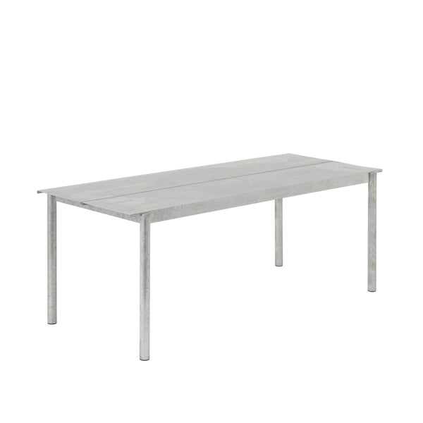 Linear Steel tafel 200cm warm galvanized