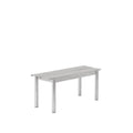 Linear Steel bank 110cm warm galvanized