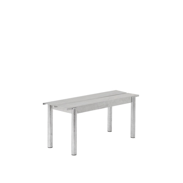 Linear Steel bank 110cm warm galvanized