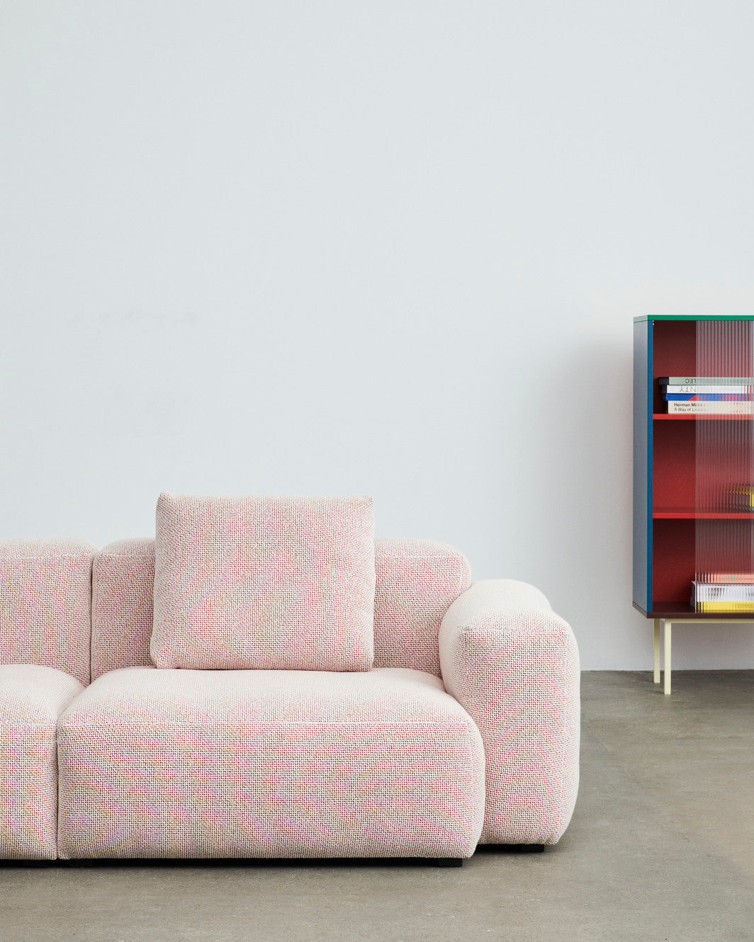 Mags Soft Sofa 3 zit tartaglia rood wit