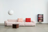 Mags Soft Sofa 3 zit tartaglia rood wit