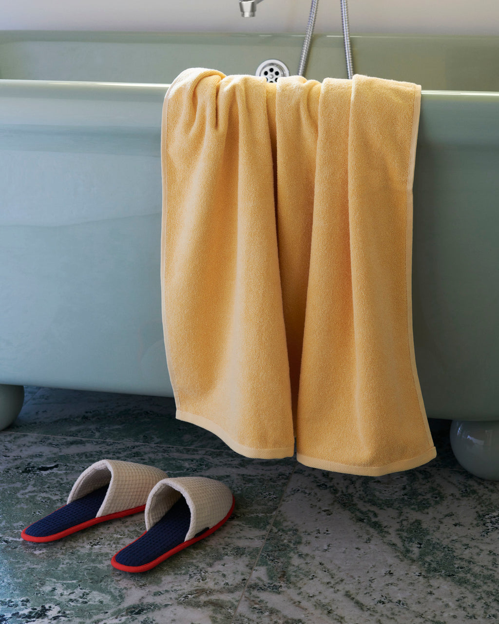 Waffle slippers cream multi - SALE