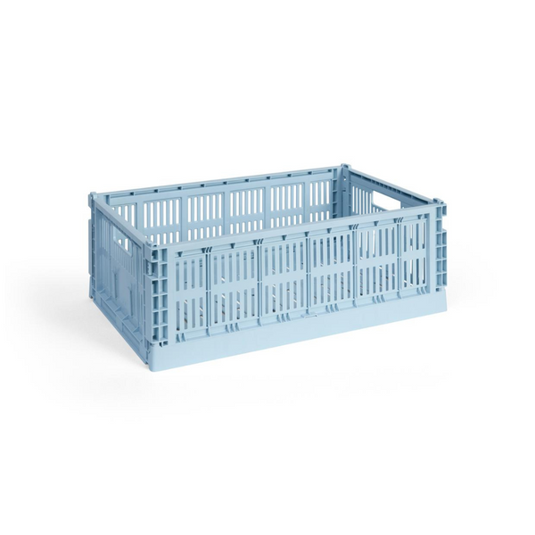 HAY Colour Crate plooibox large soft blue