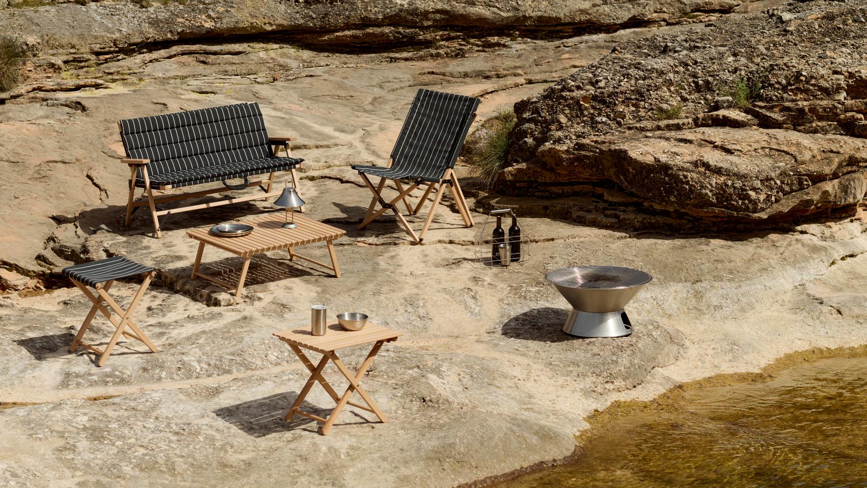Outdoor market vouwsofa