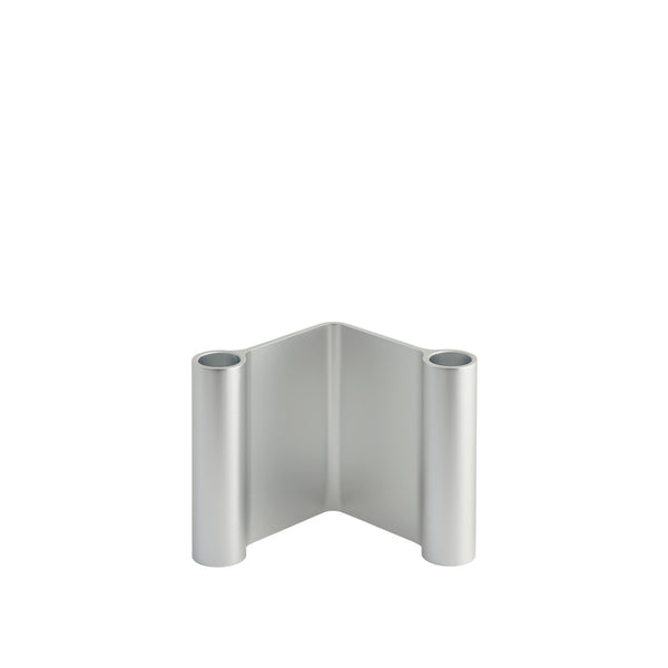 Pair kandelaar 11cm aluminium