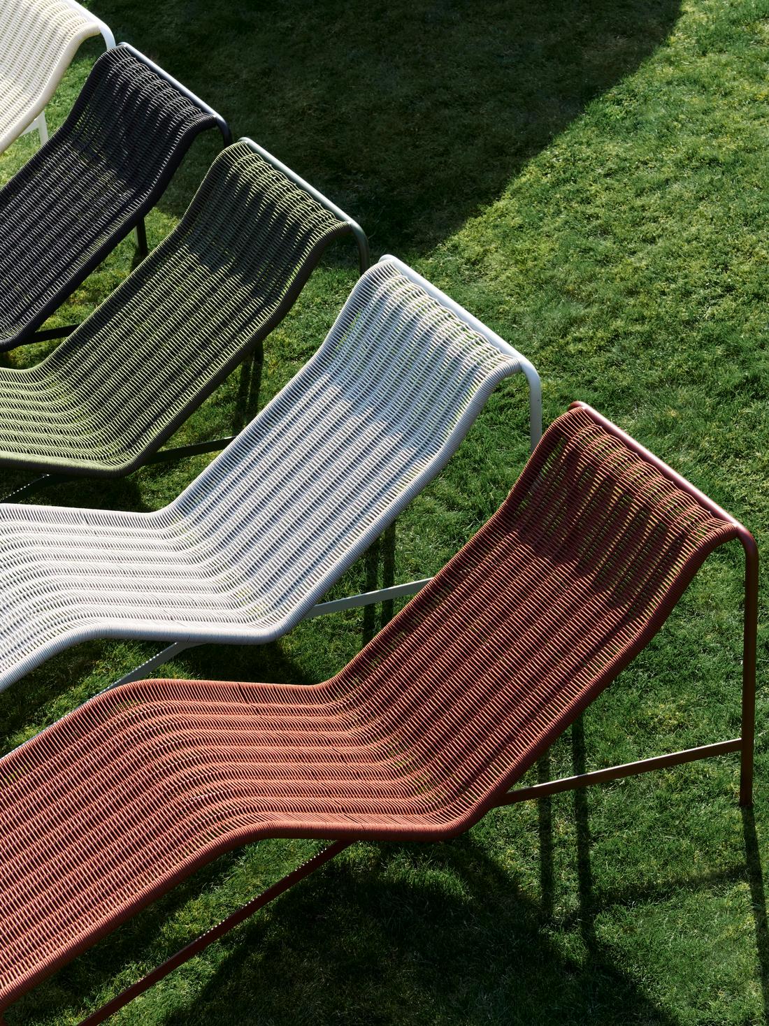 Palissade cord chaise longue