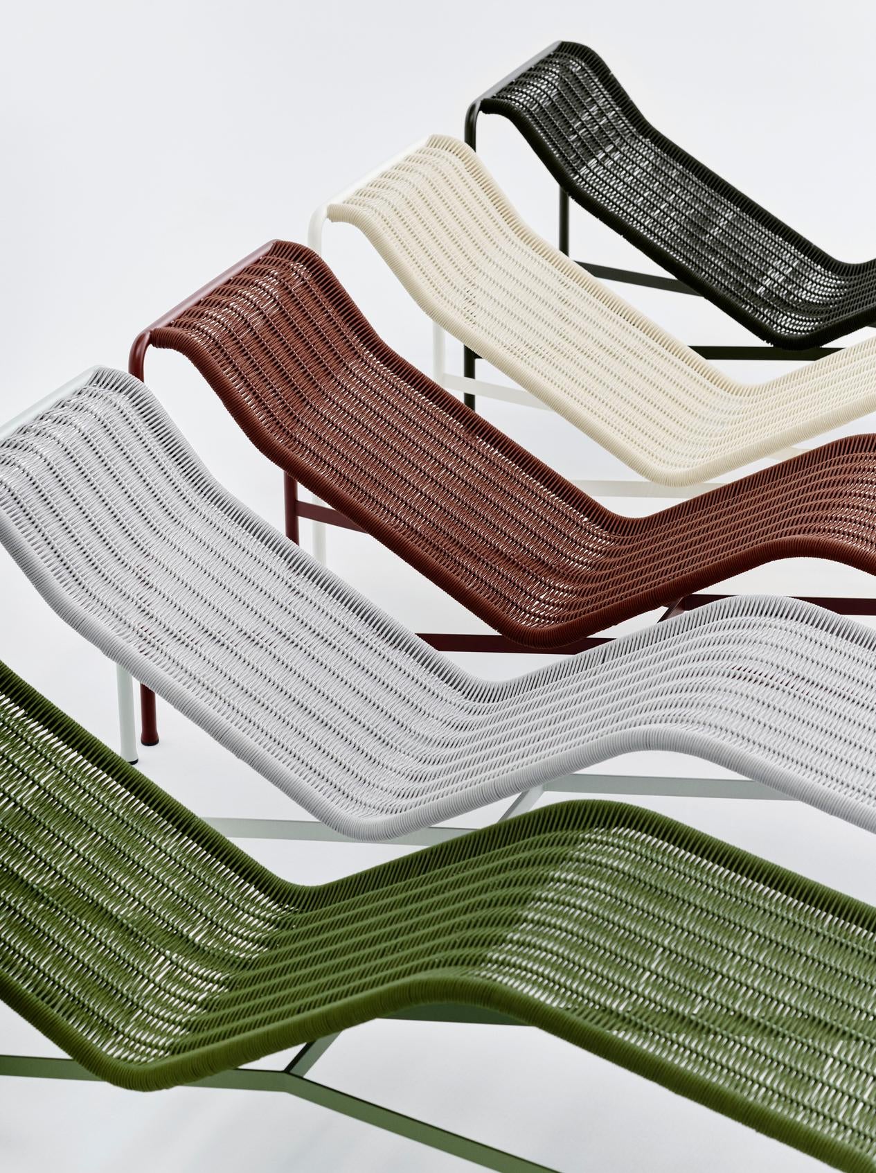 Palissade cord chaise longue