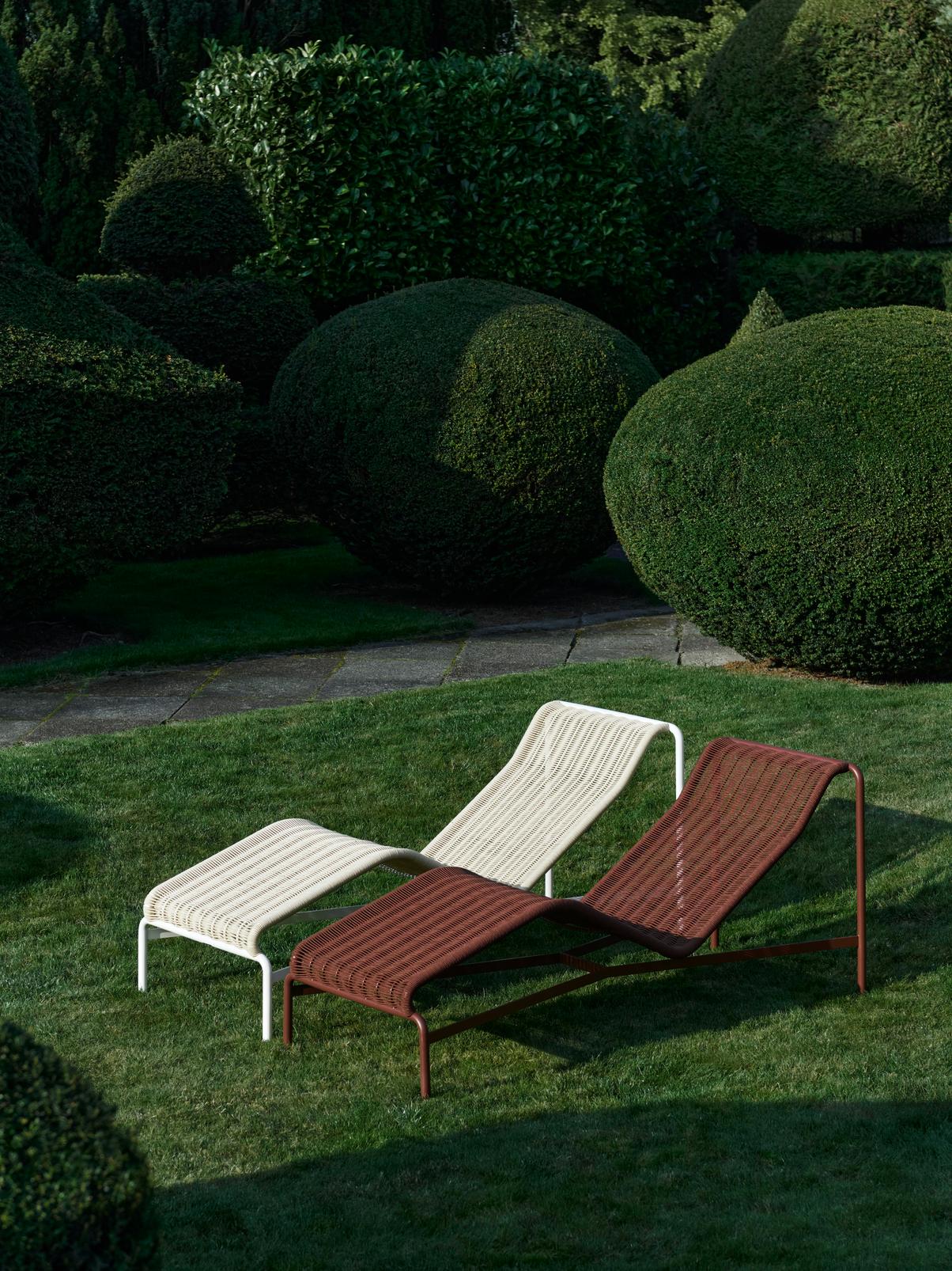 Palissade cord chaise longue