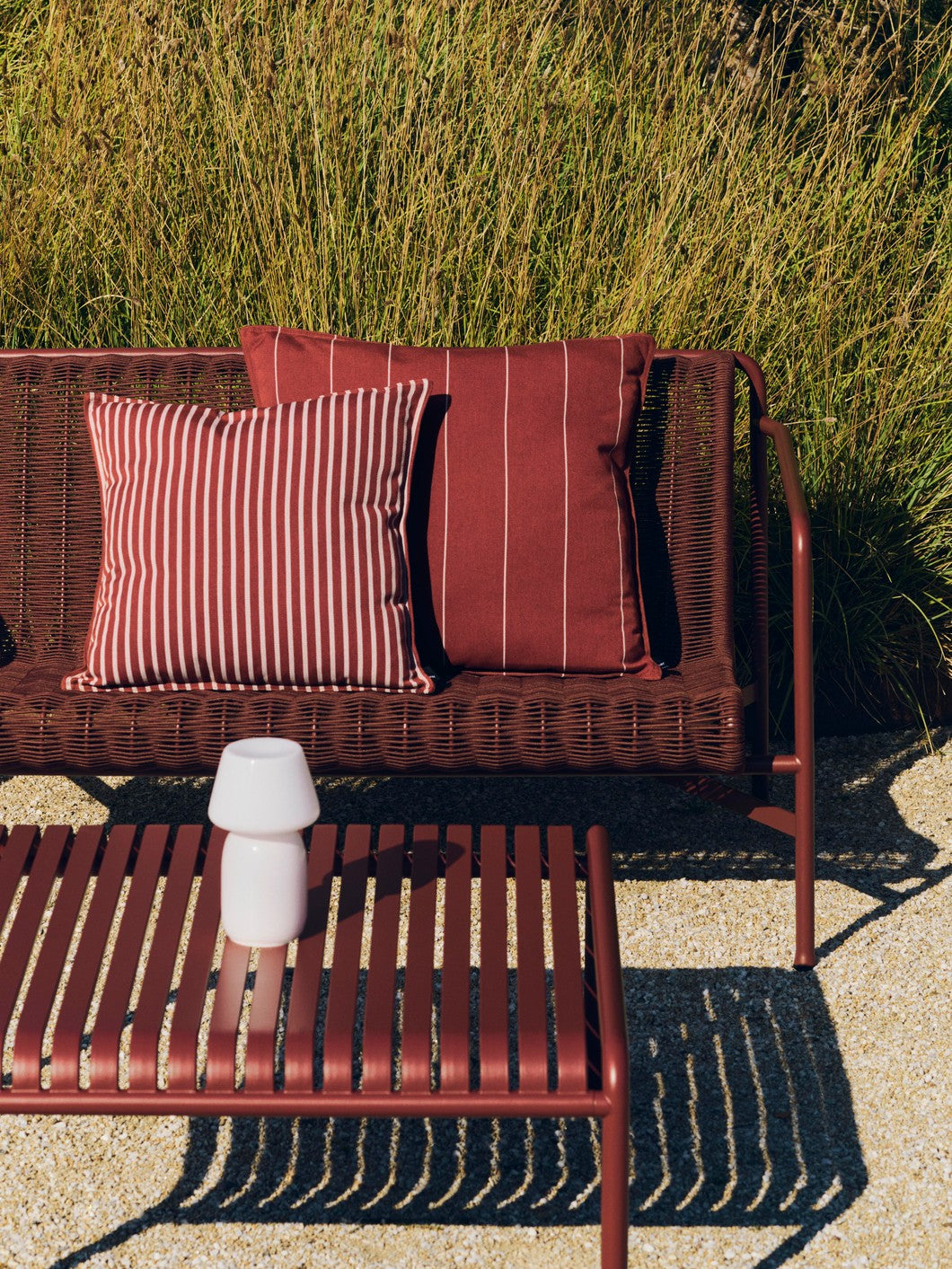 Terrazza kussen strepen rood