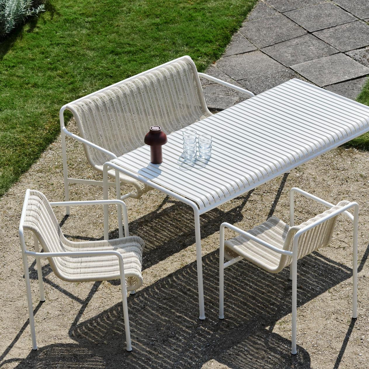 Palissade cord dining armstoel
