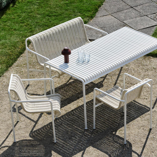 Toonzaalmodel Palissade tuinset cord wit