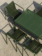 Palissade cord dining armstoel