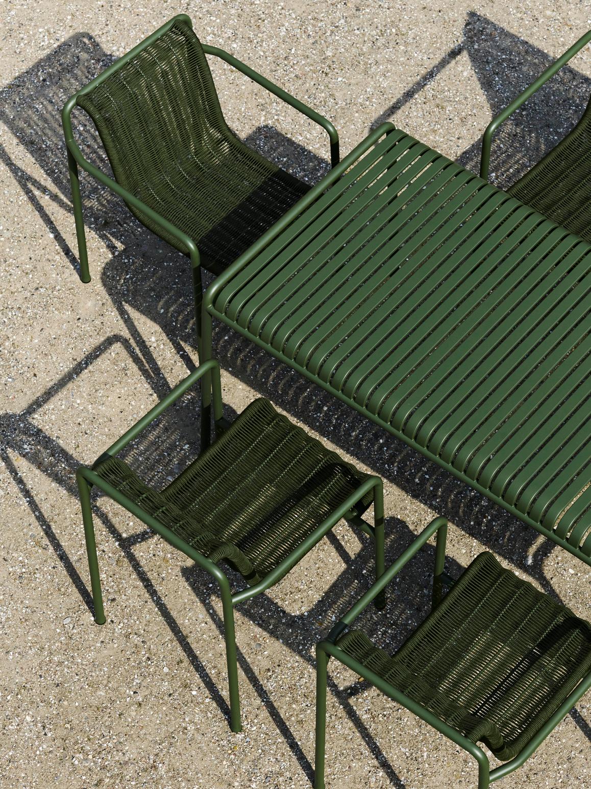 Palissade cord dining armstoel