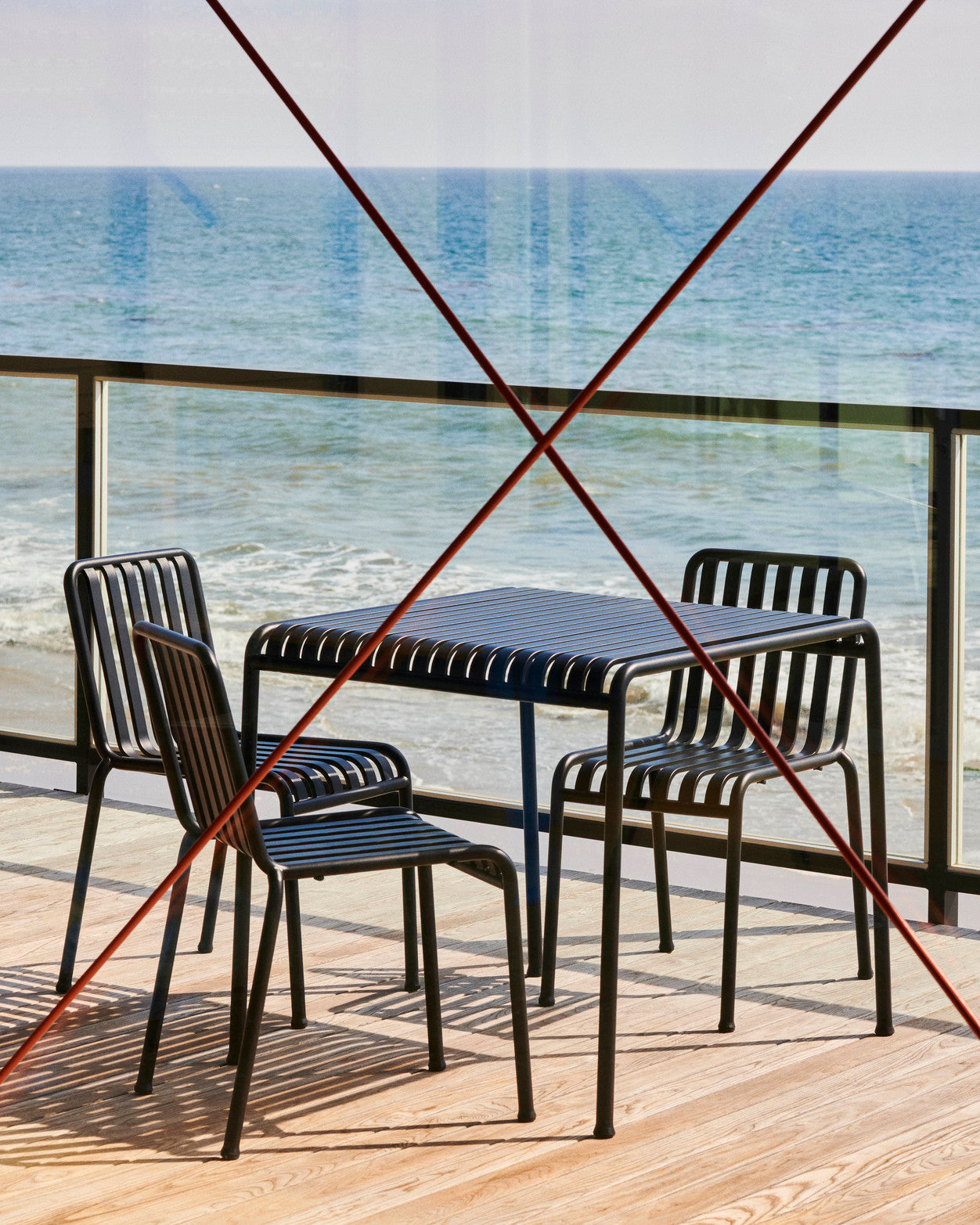 Palissade tafel 90cm