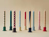Tube kandelaar keramiek small bordeaux
