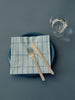 Pattern servet lunch blauw 20 stuks