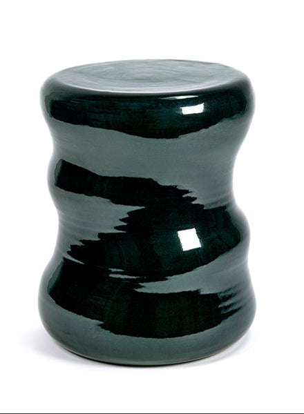 Pawn bijzettafel organisch keramiek groen 34cm (Marie Michielssen)