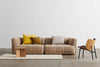 Quilton sofa 3zit overlap beige