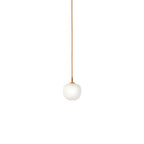 Rime pendant hanglamp 12cm oranje - SALE