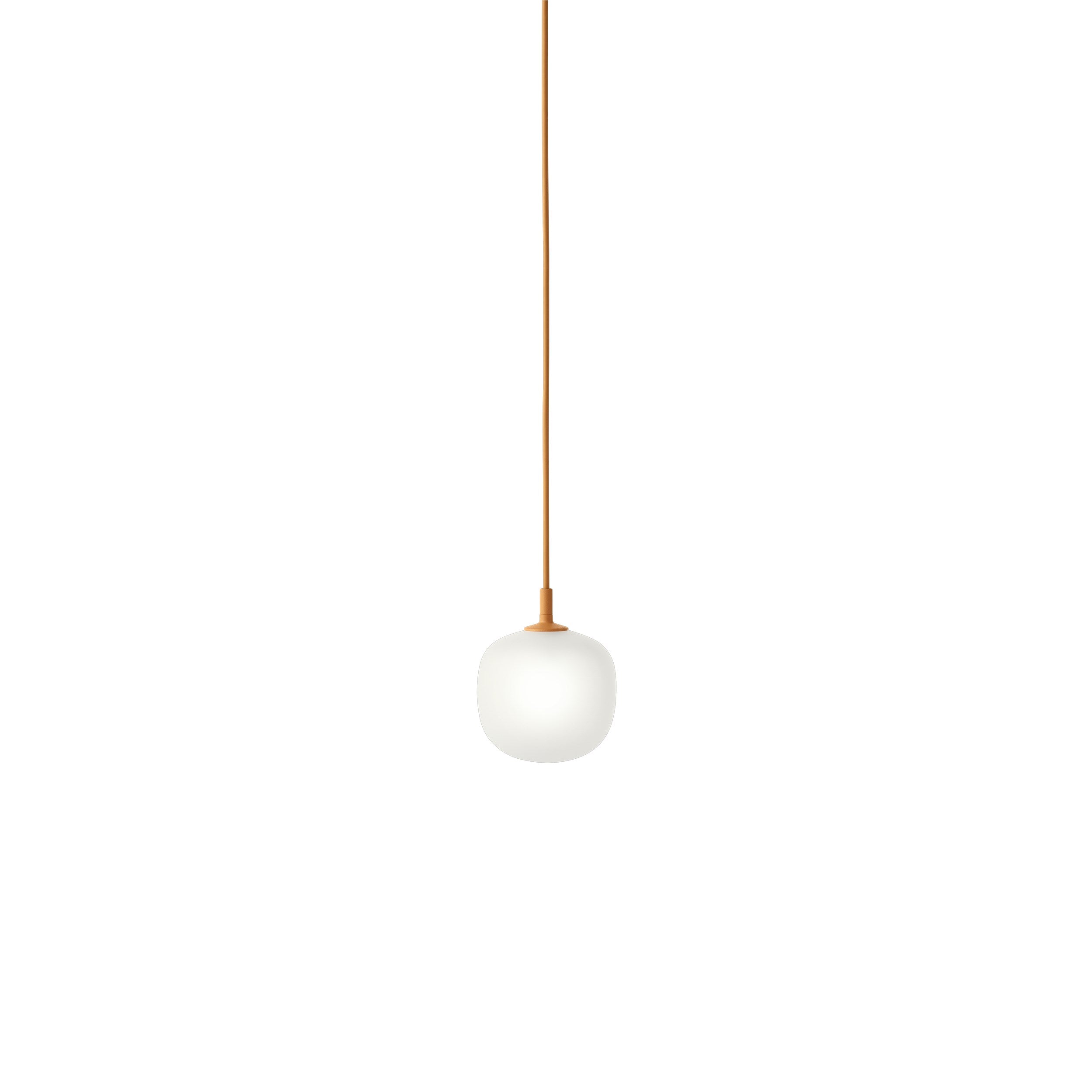 Rime pendant hanglamp 12cm oranje - SALE