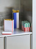 Tin container opbergblik hoog blauw