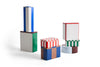 Tin container opbergblik large wit rood