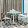 Toonzaalmodel Ceramic tuintafel rond 90cm light mint