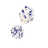 Coaster Crew onderzetters set van 4 blob  kobaltblauw - Val Pottery