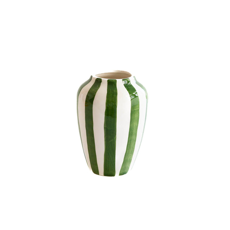 Funky flower vaas strepen small