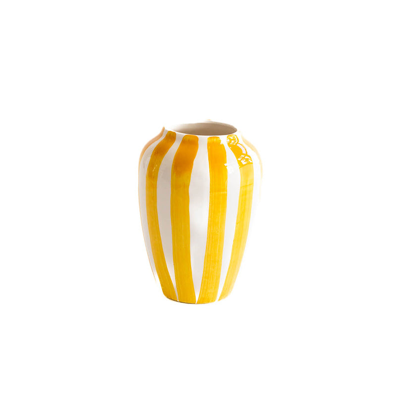 Funky flower vaas strepen small