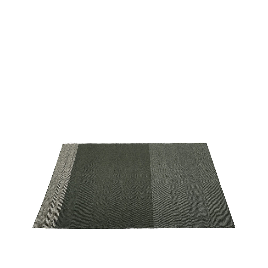 Toonzaalmodel Varjo tapijt wol groen 200x300cm