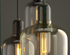 Amp hanglamp large groen - SALE