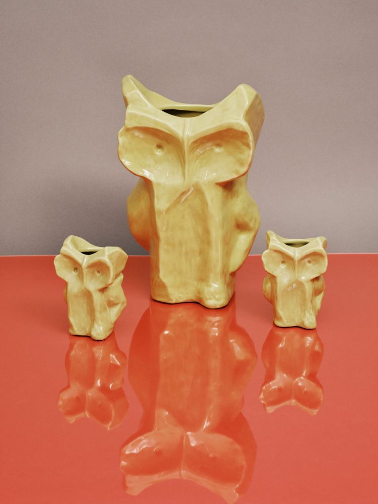 After Midnight Owl vaas XS geel