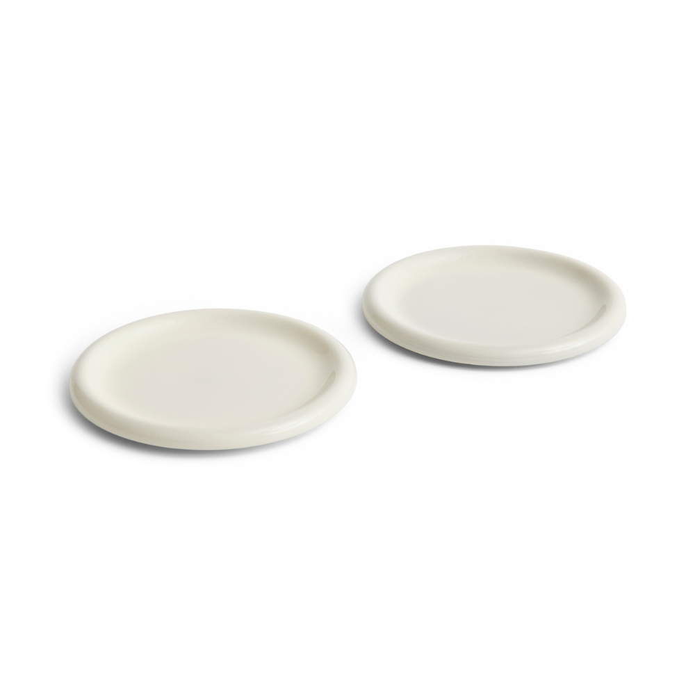 Barro bord 24cm wit set van 2