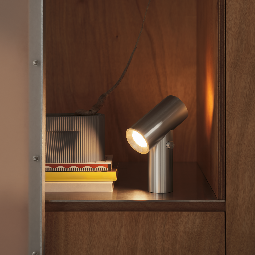 Toonzaalmodel Beam tafellamp alu