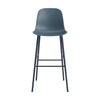 Form Bar Chair Barkruk met rugleuning - staal en multicolor
