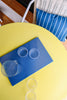 Toonzaalmodel Ceramic tuintafel rond 90cm geel