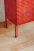 Toonzaalmodel Perforated Cabinet kast small rood