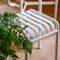 Toonzaalmodel Palissade stool kruk wit