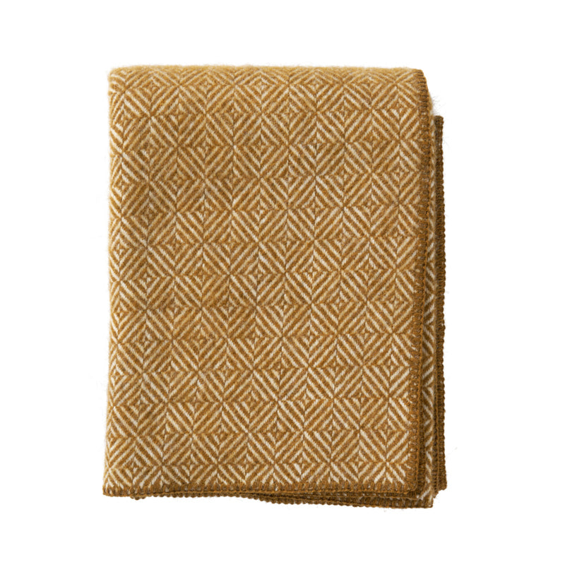 Diamonds plaid wol caramel