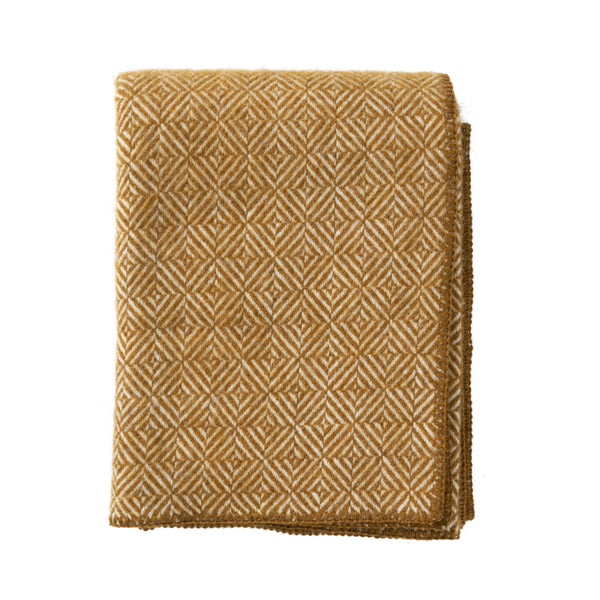 Diamonds plaid wol caramel