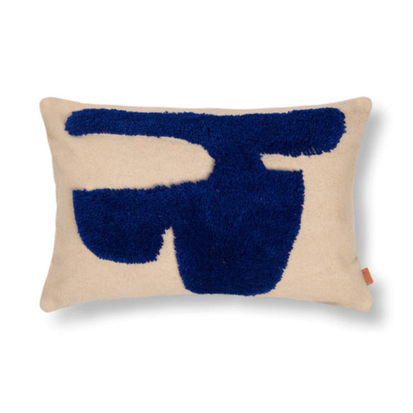 Lay kussen blauw