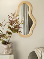 Pond spiegel medium rattan