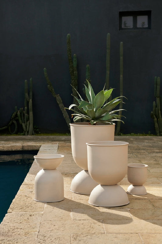 Ferm LIVING - Hourglass bloempot large cashmere