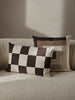 Fold Patchwork kussen bruin