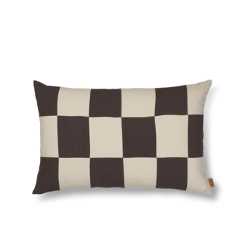 Fold Patchwork kussen bruin