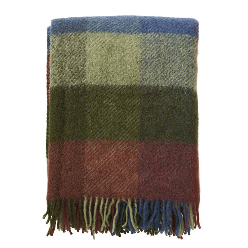 Gotland multi plaid wol green